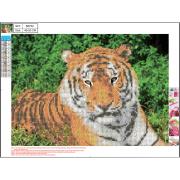 Opakowanie Mozaika diamentowa 5D kit 30x40 cm TIGER 89752 CENTRUM
