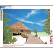 Opakowanie Mozaika diamentowa 5D kit 40x50 cm MALDIVES 89760 CENTRUM