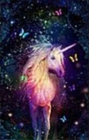 Opakowanie Mozaika diamentowa jednorożec