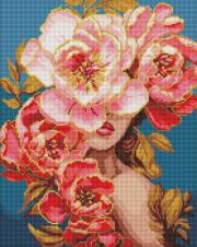 Opakowanie Mozaika diamentowa - Kwitnąca gracja 40x50cm