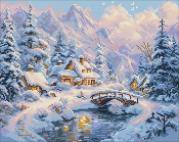 Opakowanie Mozaika diamentowa - Zimowy spokój 40x50cm