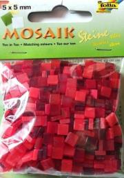 Opakowanie Mozaika kamyczki 5x5mm czerwona