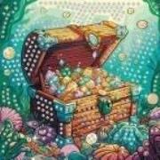 Mozaika piankowa skrzynia skarbów 25x25cm. Wydawca: Titanum. Dadada.pl Opakowanie Mozaika piankowa skrzynia skarbów 25x25cm