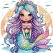 Mozaika piankowa syrenka 25x25cm. Wydawca: Titanum. Dadada.pl Opakowanie Mozaika piankowa syrenka 25x25cm