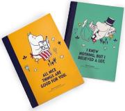 Opakowanie Muminki Notatnik A6 linia (2szt)