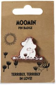 Opakowanie Muminki Przypinka metalowa Miłość