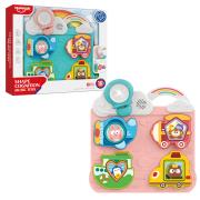 Muzyczny Sorter kształów pojazdy. Wydawca: Askato. Dadada.pl Opakowanie Muzyczny Sorter kształów pojazdy