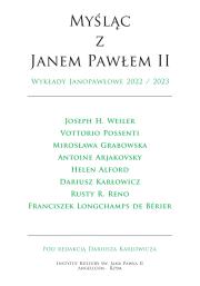 Okładka książki Myśląc z Janem Pawłem II. Wykłady Janopawłowe 2022/2023