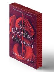 Okładka książki Na krwawych skrzydłach /opr. twarda, barwione brzegi/