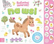 Okładka książki Na wsi. Posłuchaj zwierząt. Książeczka z dźwiękami