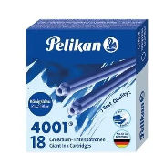 Opakowanie Naboje atramentowe długie 18szt niebieski