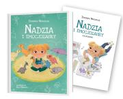 Nadzia i Emocjozaury + Kolorowanka. Autor: Niekurzak Dominika. Dadada.pl Okładka książki Nadzia i Emocjozaury + Kolorowanka