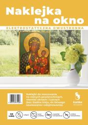 Opakowanie Naklejka na okno Matka Boska A4
