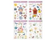 Opakowanie Naklejka na okno Ogród 30x42cm