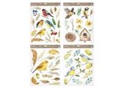 Opakowanie Naklejka na okno Ptaci 30x42cm MIX