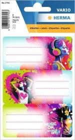 Opakowanie Naklejka szkolna Music