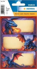 Opakowanie Naklejka szkolna Smok