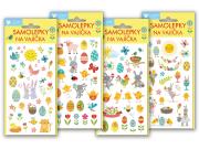 Opakowanie Naklejka żelowa wesoła wielkanoc 19x9cm