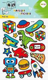 Opakowanie Naklejki 3D Pop Up Cool Toys 146x240 HAPPY COLOR
