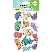 Opakowanie Naklejki Cats 10x20cm HAPPY COLOR