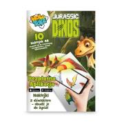 Opakowanie Naklejki dla dzieci AR, Jurassic Dinos, HoloToyz