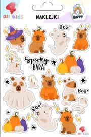 Naklejki dla dzieci Kapibara Halloween. Wydawca: All4Kids. Dadada.pl Opakowanie Naklejki dla dzieci Kapibara Halloween