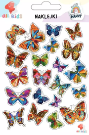 Naklejki dla dzieci Motylki. Wydawca: All4Kids. Dadada.pl Opakowanie Naklejki dla dzieci Motylki