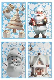 Naklejki elektrostatyczne na szybę BN 4szt. Wydawca: Dalprint. Dadada.pl Opakowanie Naklejki elektrostatyczne na szybę BN 4szt