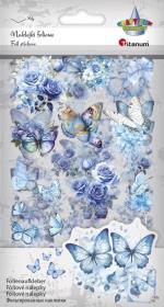 Opakowanie Naklejki foliowe 4 plansze motyle, kwiaty