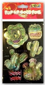 Opakowanie Naklejki foliowe Gold Cacti PENMATE