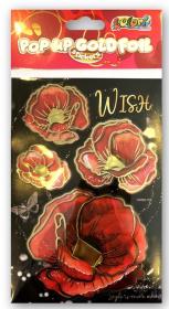Opakowanie Naklejki foliowe Gold Poppies PENMATE