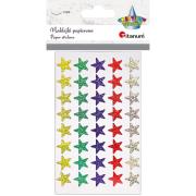 Naklejki foliowe Gwiazdki 15mm 400szt. Wydawca: Titanum. Dadada.pl Opakowanie Naklejki foliowe Gwiazdki 15mm 400szt