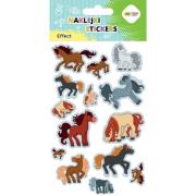 Opakowanie Naklejki Horses 10x20cm HAPPY COLOR