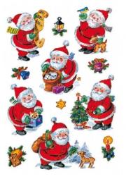 Opakowanie Naklejki Mikołaj