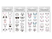 Opakowanie Naklejki na jajka wodne Emoji 7902 1szt.mix