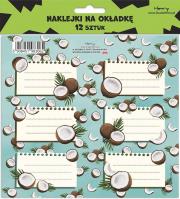 Opakowanie Naklejki na okładkę - Kokos (12szt)