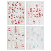 Naklejki na paznokcie Boże Narodzenie 215szt. Wydawca: Dalprint. Dadada.pl Opakowanie Naklejki na paznokcie Boże Narodzenie 215szt