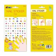 Naklejki na paznokcie - zwierzęta. Wydawca: Russell. Dadada.pl Opakowanie Naklejki na paznokcie - zwierzęta