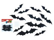 Naklejki na ścianę nietoperze 12szt. Wydawca: MFP. Dadada.pl Opakowanie Naklejki na ścianę nietoperze 12szt