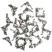 Opakowanie Naklejki narożniki vintage 5x5cm 24szt