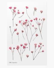 Opakowanie Naklejki ozdobne kwiaty Łyszczec