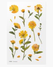 Opakowanie Naklejki ozdobne kwiaty Nagietek