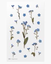 Opakowanie Naklejki ozdobne kwiaty Niezapominajki