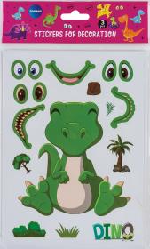 Opakowanie Naklejki ozdobne Stwórz Dinozaura