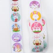 Opakowanie Naklejki papierowe na taśmie 25mm 500szt