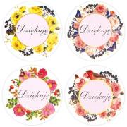 Naklejki papierowe na taśmie Dziękuję 25mm 500szt. Wydawca: Titanum. Dadada.pl Opakowanie Naklejki papierowe na taśmie Dziękuję 25mm 500szt