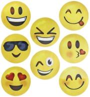 Naklejki papierowe na taśmie Emotikony 500szt. Wydawca: Titanum. Dadada.pl Opakowanie Naklejki papierowe na taśmie Emotikony 500szt