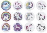 Naklejki papierowe na taśmie Jednorożce 500szt. Wydawca: Titanum. Dadada.pl Opakowanie Naklejki papierowe na taśmie Jednorożce 500szt