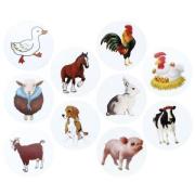 Naklejki papierowe na taśmie Zwierzęta 500szt. Wydawca: Titanum. Dadada.pl Opakowanie Naklejki papierowe na taśmie Zwierzęta 500szt