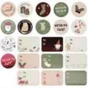 Opakowanie Naklejki papierowe okrągłe 28mm 21szt